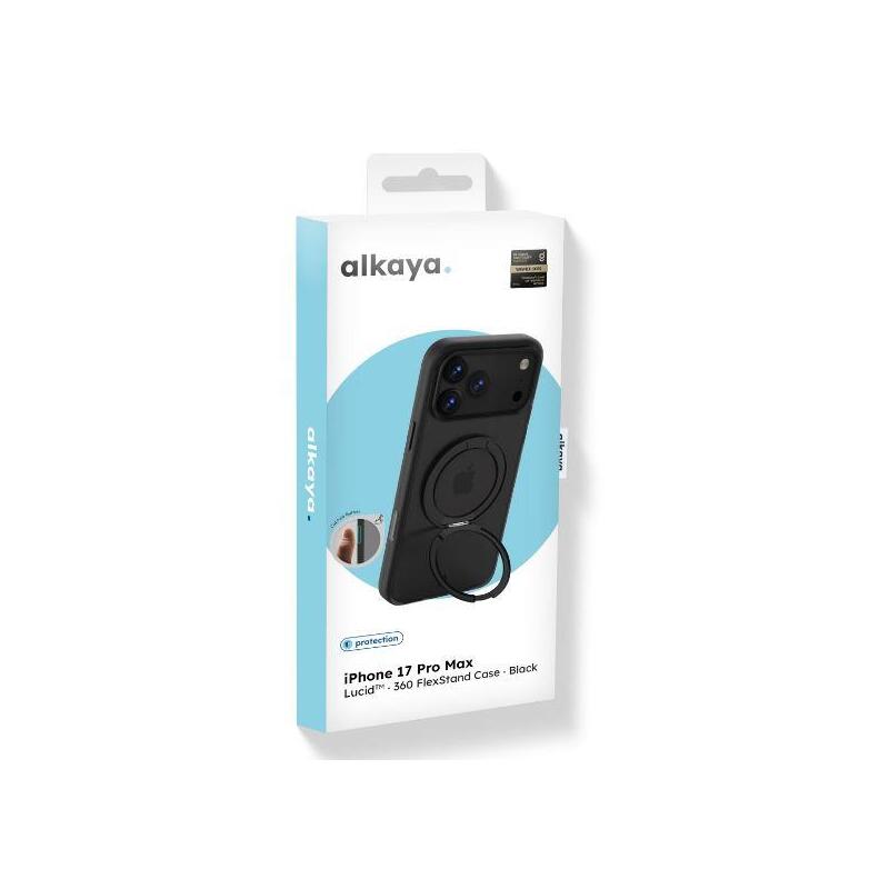 Alkaya Lucid Handy Schutzhülle 360 Flexstand Funda F. Mag Iphone 17pro Max, Negro