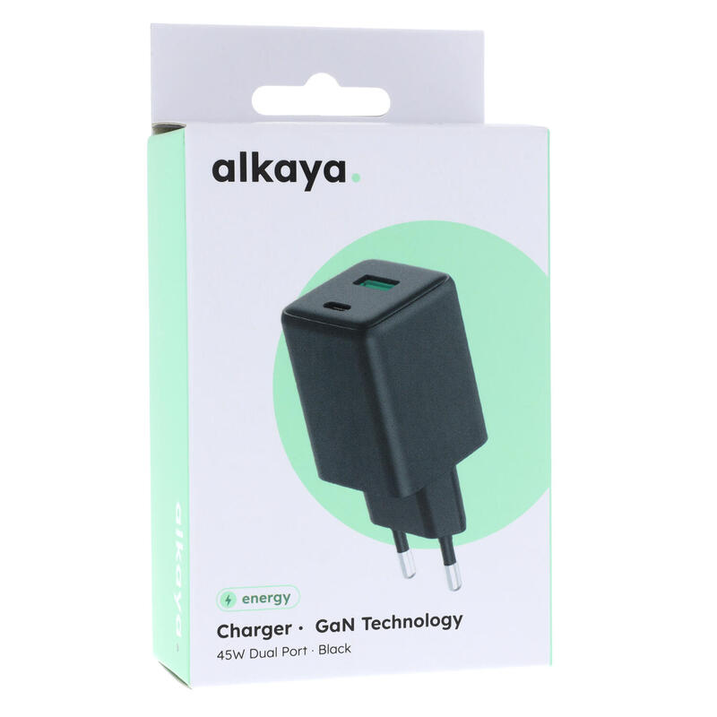 Alkaya Nexus-Laderät Con Gan-Technologie 45w Negro