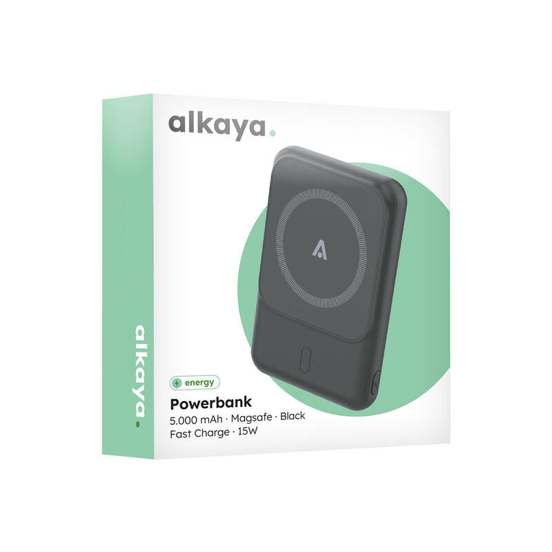 Alkaya Thor Magsafe 5.000 Mah Powerbank Slim Negro