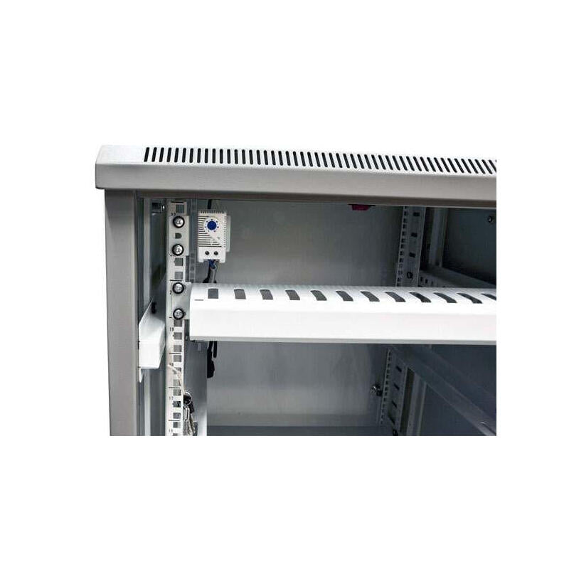 Allnet 19\"Schrank, 22he, B600/T1200mm, Glamür, Lichtgris, Snb-Serie,