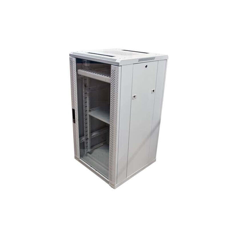 Allnet 19\"Schrank, 22he, B600/T1200mm, Glamür, Lichtgris, Snb-Serie,