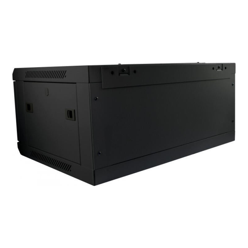 Allnet 19\"Wandgehäuse, 6he, 1-Teilig, T450mm, Negro, Smc-Serie,
