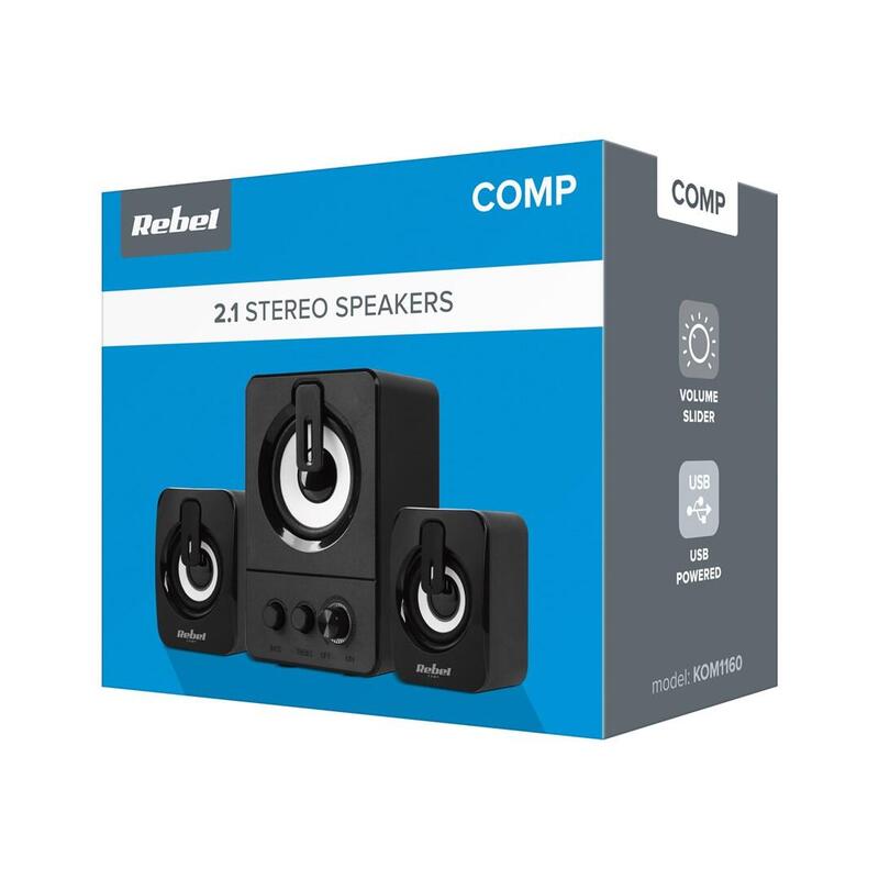 Altavoces Para Pc Rebel Comp Cs-50 2.1