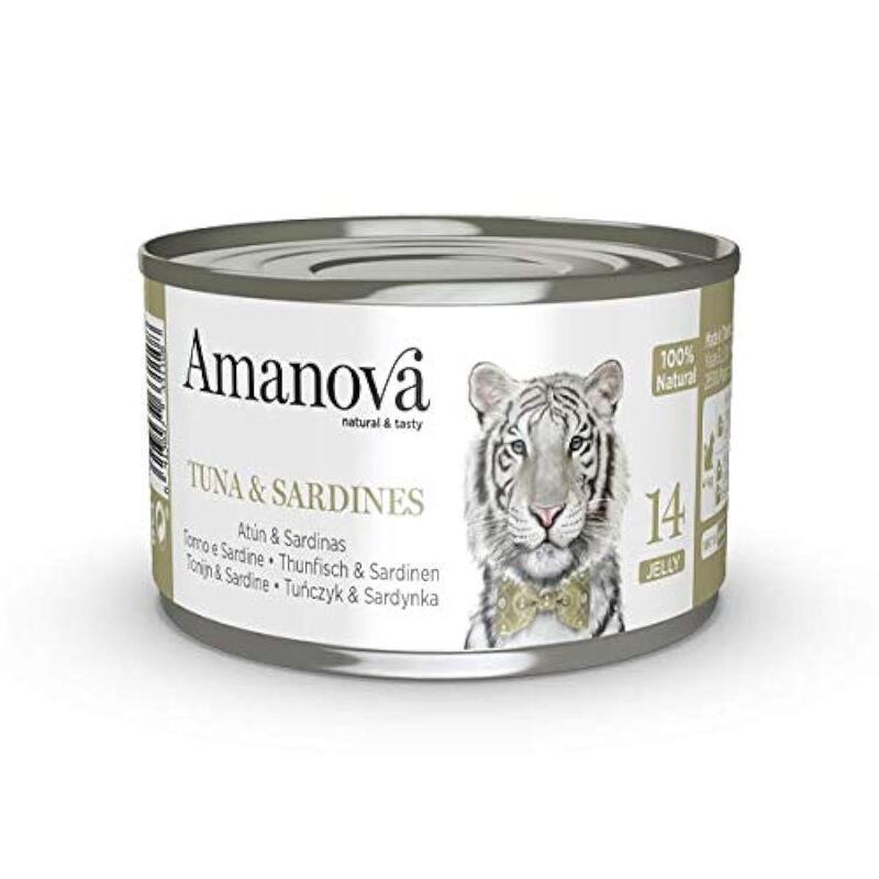 Amanova Cat Tuna & Sardines W Galaretce Caja 70g