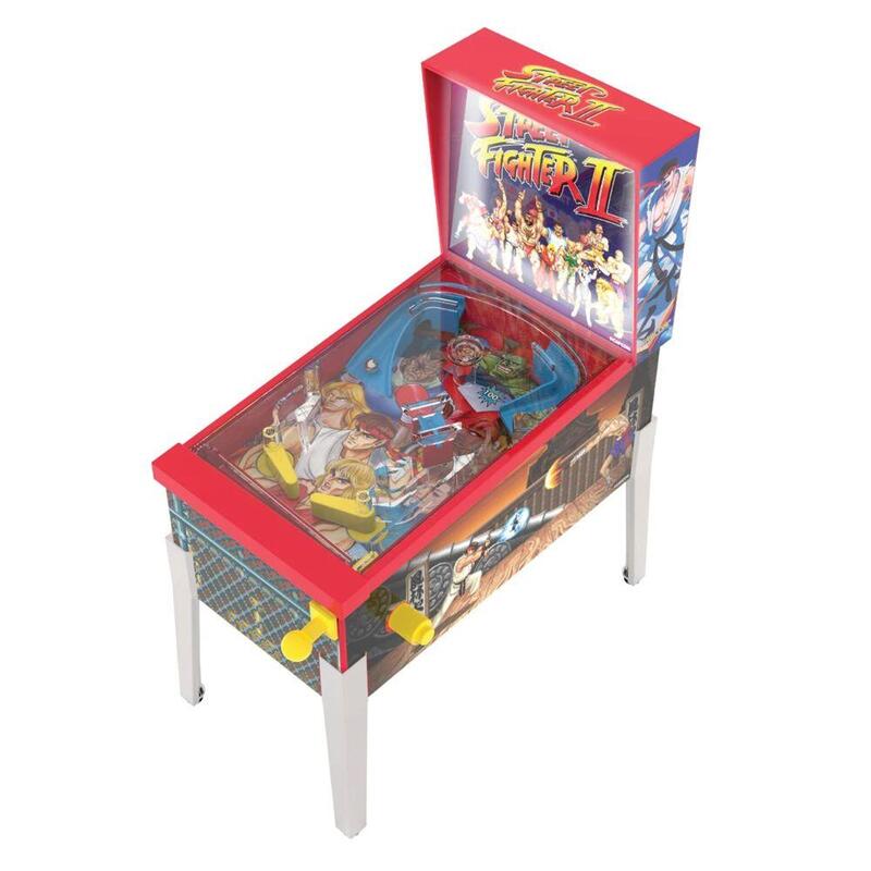 Ambassador Street Fighter Ii - Pinball De Mesa Con Luz Y Sonido, Clásico Juego De Pinballambassador Streetfighter Collectible Pinball