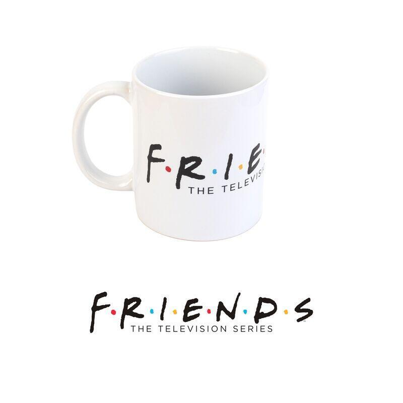 Amigos - Taza De Cerámica En Caja De Regalo 350 Ml (Blanco)