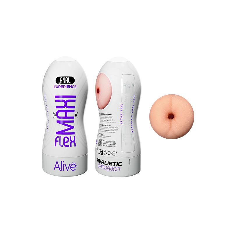 Alive - Maxi Flex Masturbador Masculino Ano Talla L