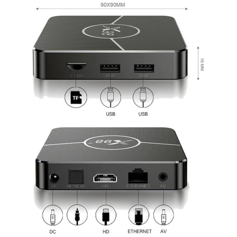 Android Tv  X98 Plus S905w2 2gb/16gb Dual Wifi Bluetooth Android 11