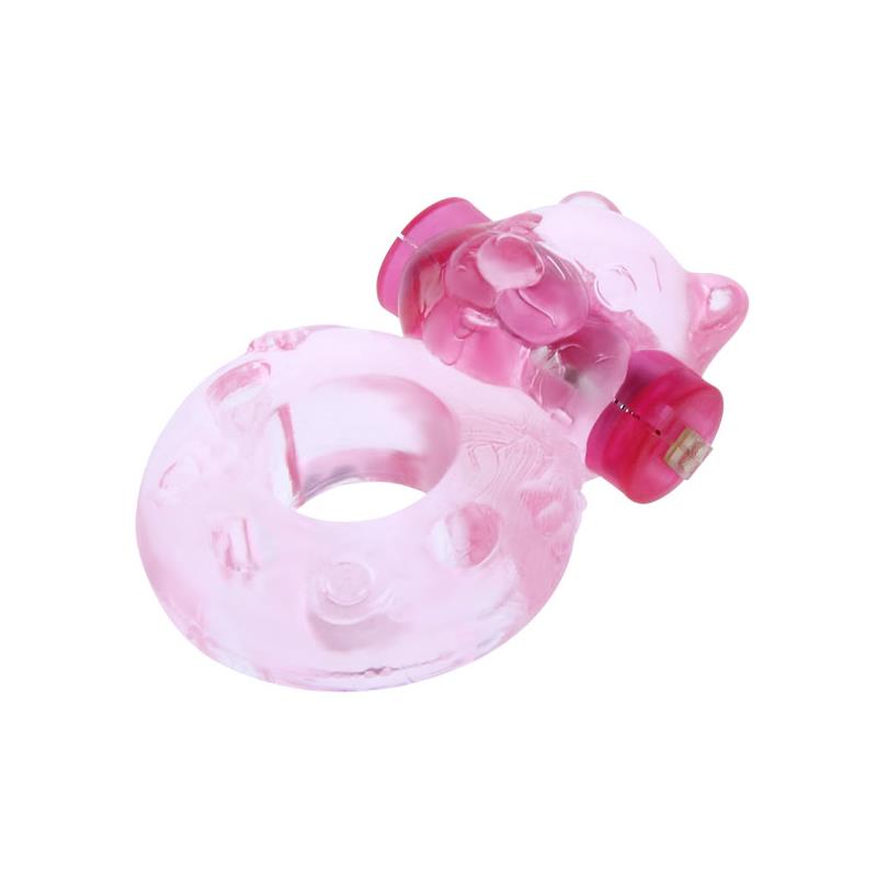 Anillo Con Bala Vibradora Osito