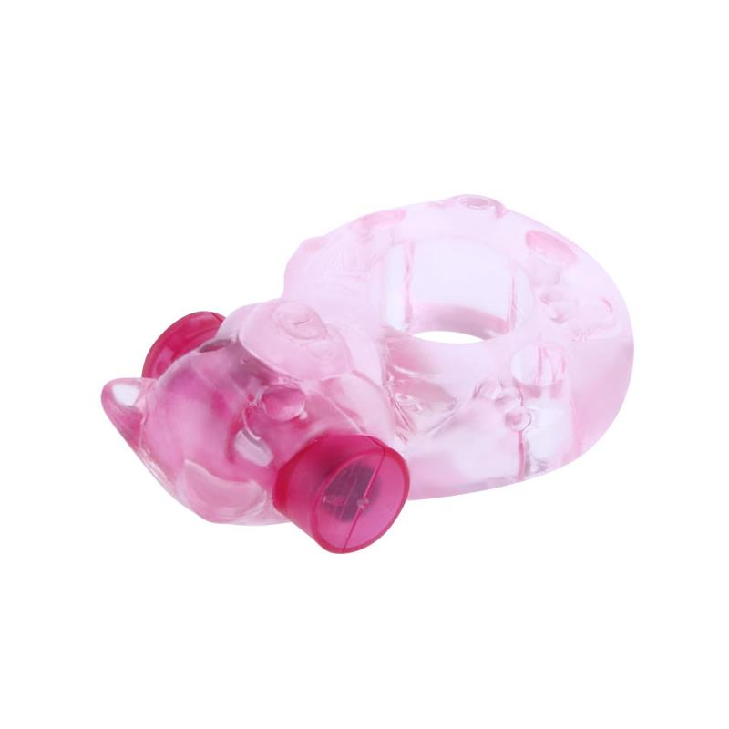 Anillo Con Bala Vibradora Osito