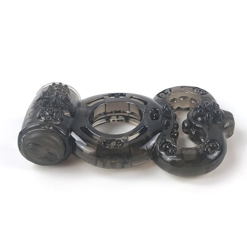 Anillo Para El Pene Con Vibración Negro