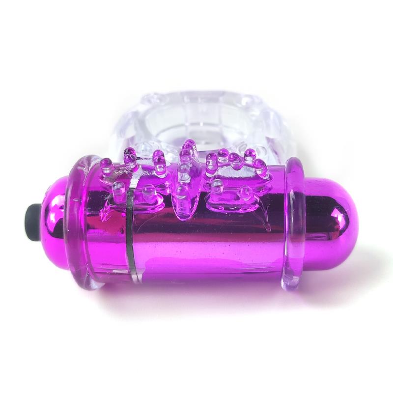 Anillo Para El Pene Con Vibración Rosa