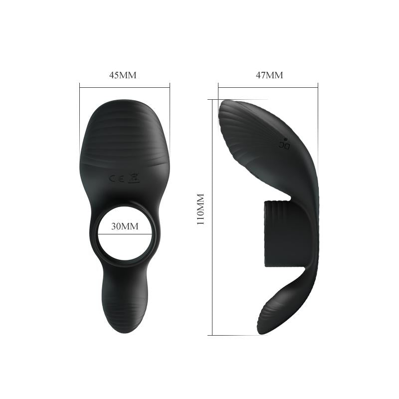 Anillo Para El Pene Con Vibración Usb Silicona