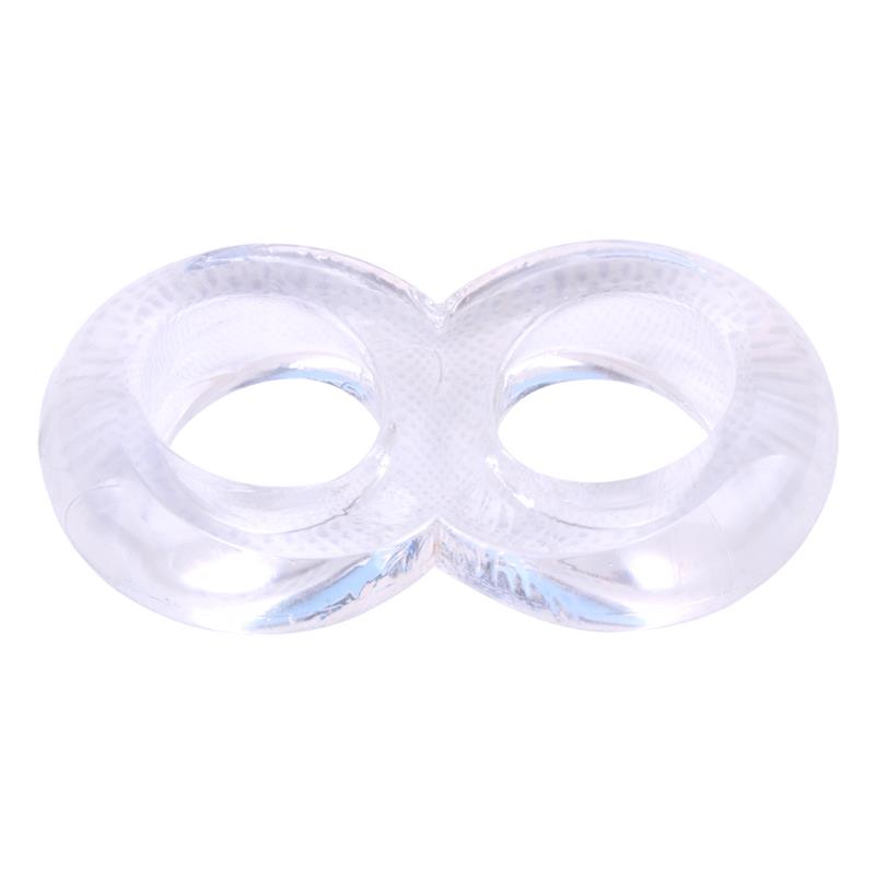 Anillo Para El Pene Doble Duo Cock 8 Transparente