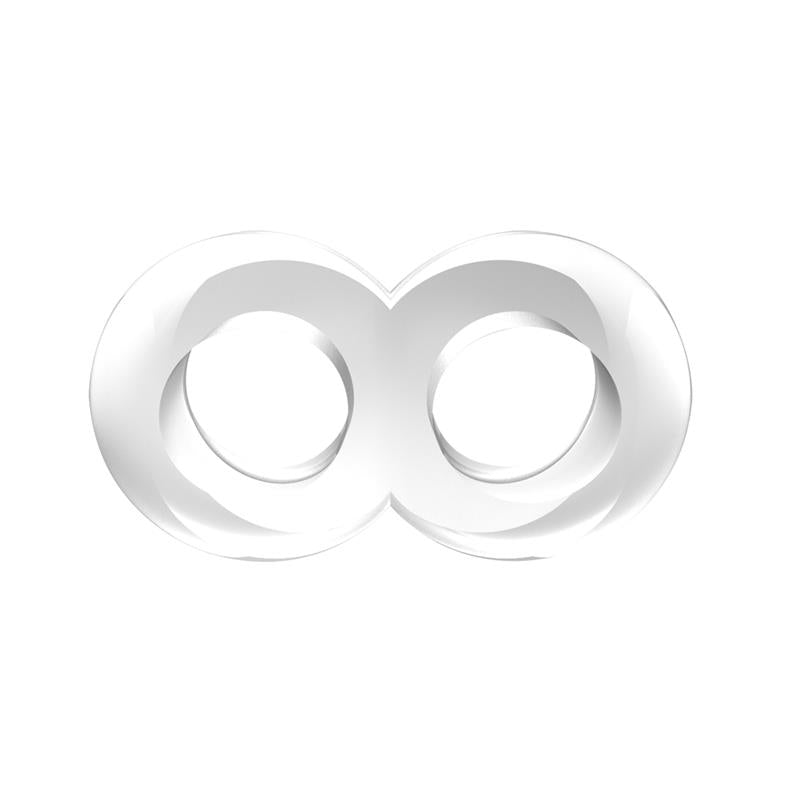 Anillo Para El Pene Doble Duo Cock 8 Transparente