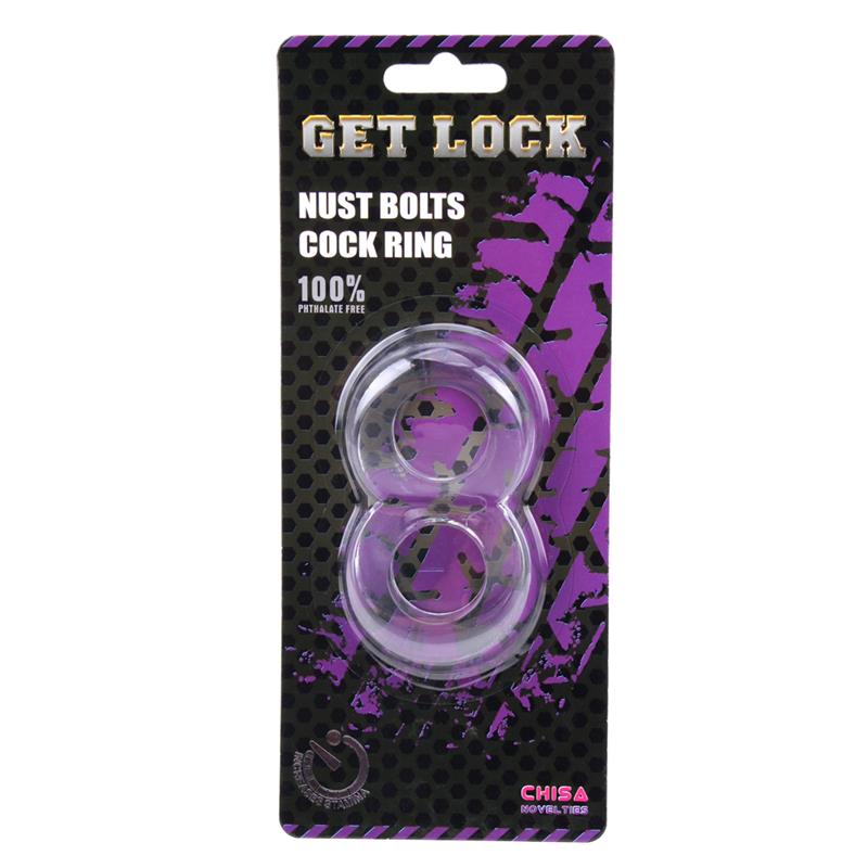 Anillo Para El Pene Doble Duo Cock 8 Transparente