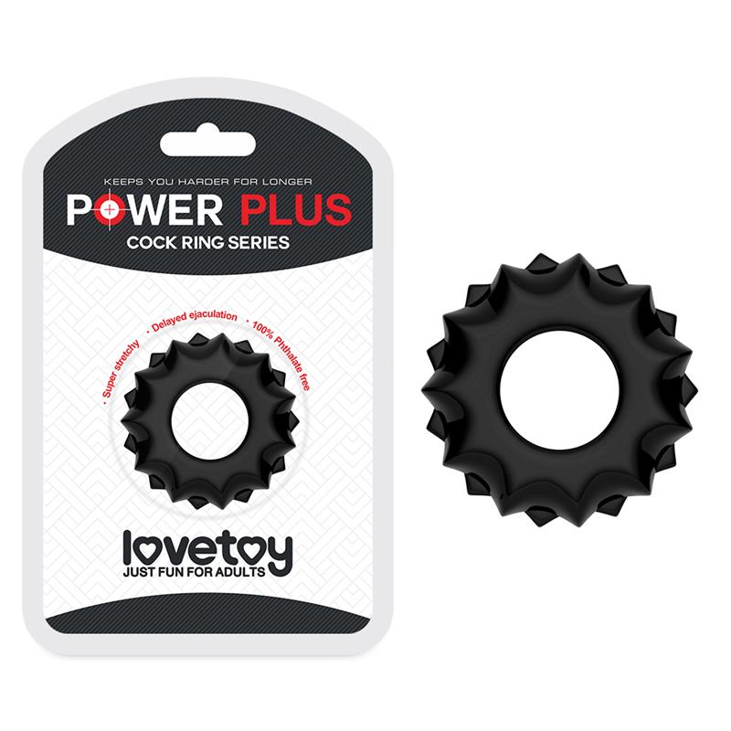 Anillo Para El Pene Power Plus Negro