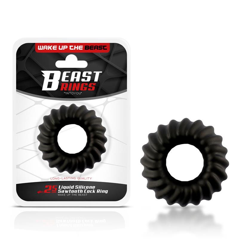 Anillo Para El Pene Sawtooth Silicona Líquida 25 Mm