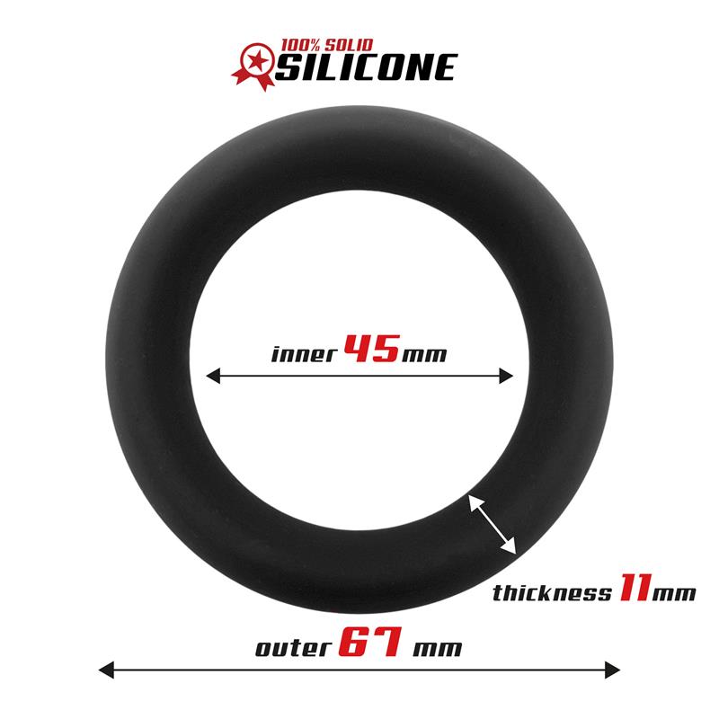 Anillo Para El Pene Silicona Sólida 4.5 Cm