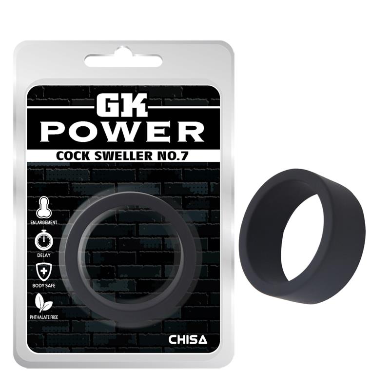 Anillo Para El Pene  Sweller No.7 Silicona 4,6 Cm