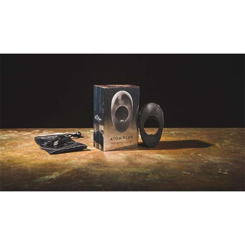Anillo Vibrador Atom Plus Estimulación Perianal Negro