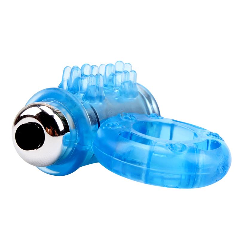 Anillo Vibrador Para El Pene Bull Ring Azul