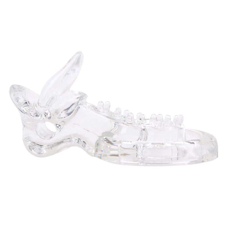Anillo Vibrador Para El Pene The Tongue Transparente