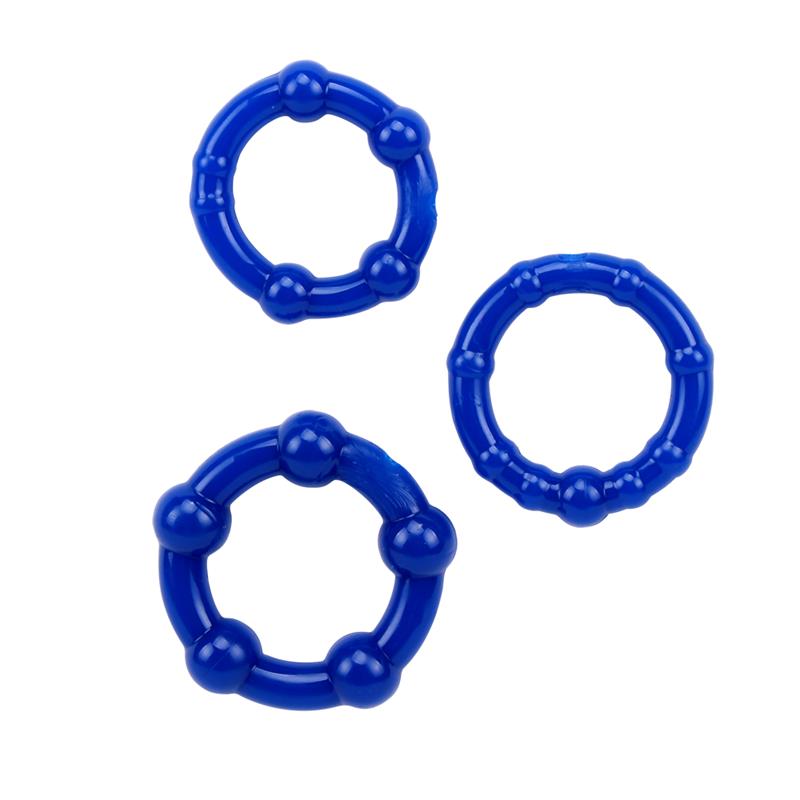 Anillos Para El Pene Beaded Azul