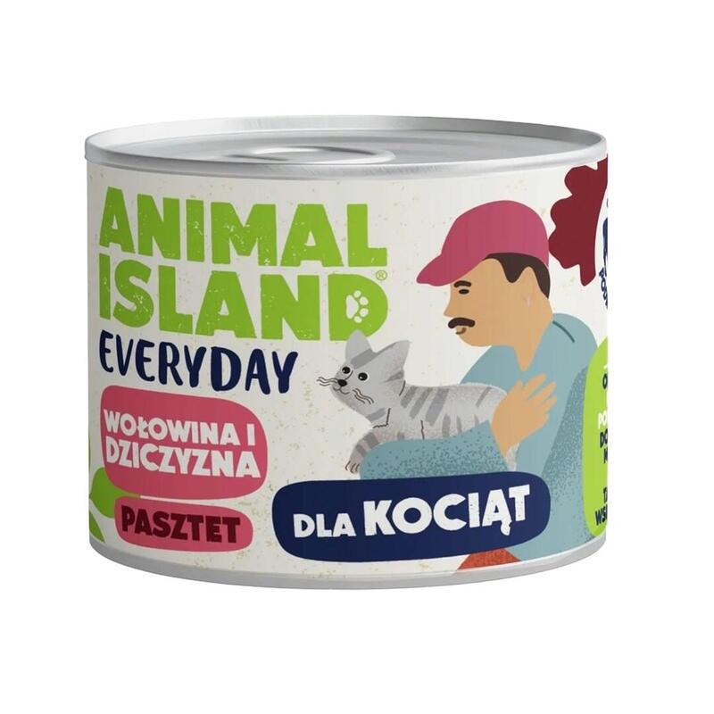 Animal Island Carne De Res/Caza Para Gato 185g