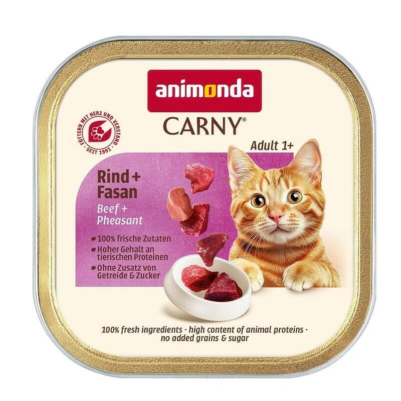 Animonda Carny Comida Para Gatos Ternera,Bazant 85g