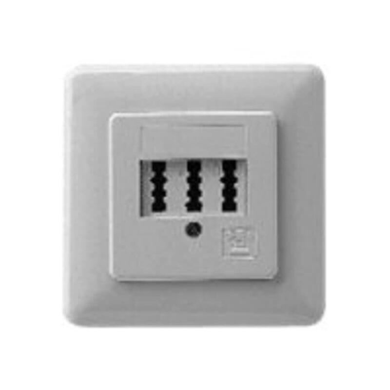 Anschlussdose Tae 2x6/6 Nf/F Up Perlblanco