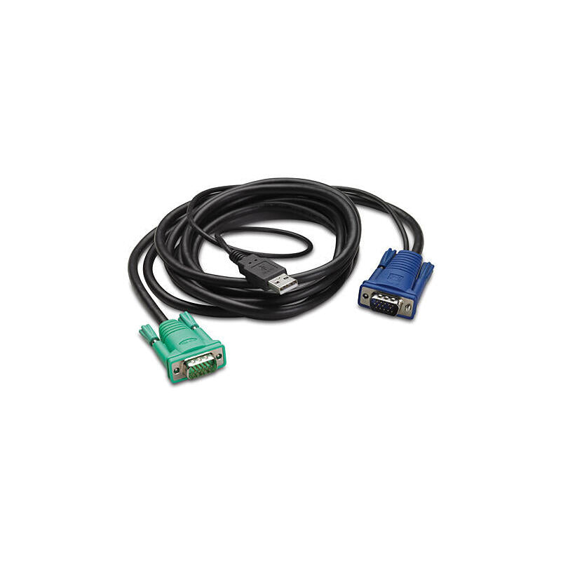 Apc Cable De Teclado / Vídeo / Ratón (Kvm) Usb Hd-15 (Vga) (M) A Hd-15 (Vga) (M) 1.83 M Para P/N: Ap5201 Ap5202 Ap5808 Ap5816 Kvm1116r