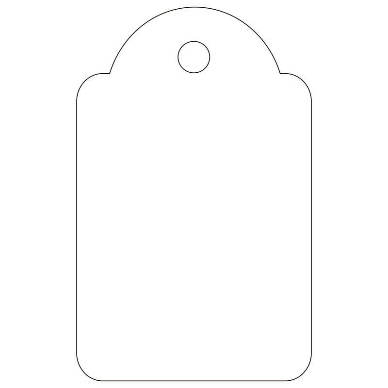 Apli Etiquetas Colgantes Blancas 22 X 35mm 100 U.