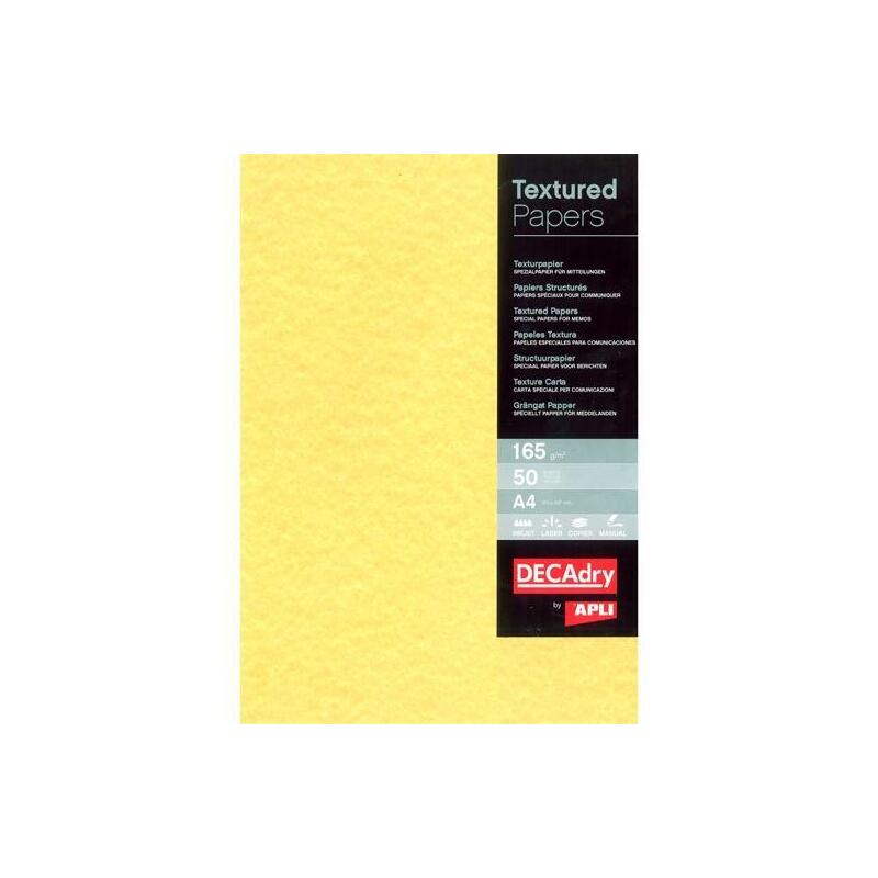 Apli Papel Pergamino A4 165gr Pack 50h Oro