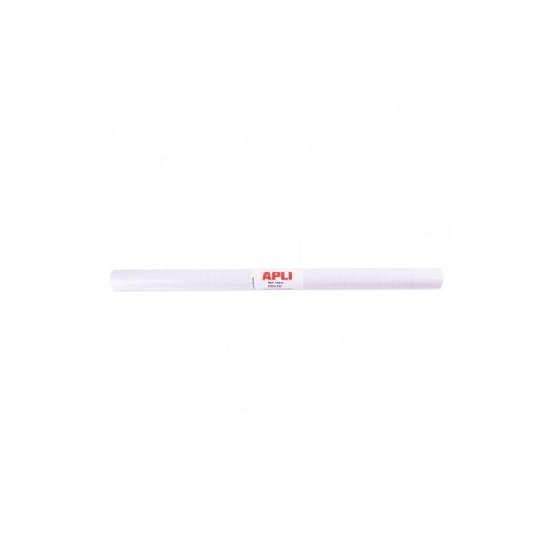 Apli Rollo De Polipropileno Transparente - Adhesivo Reposicionable - Sistema Easy Peel - Cuadricula De Precision - Alta