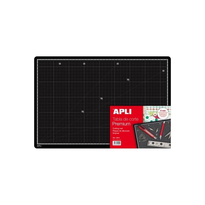 Apli Tabla De Corte Pvc A3 - Antideslizante - Auto Cicatrizante - Impresion En Gris - Calidad Superior -