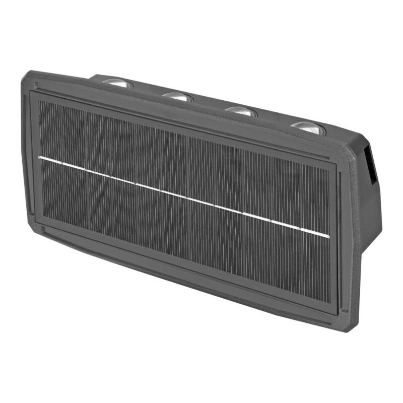 Aplique Solar Led 400lm 8w 3.000k