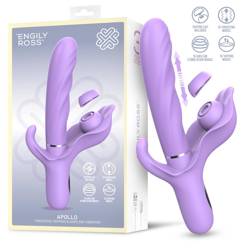 Apollo Vibrador Con Función De Thrusting, Pulsación Y Succión