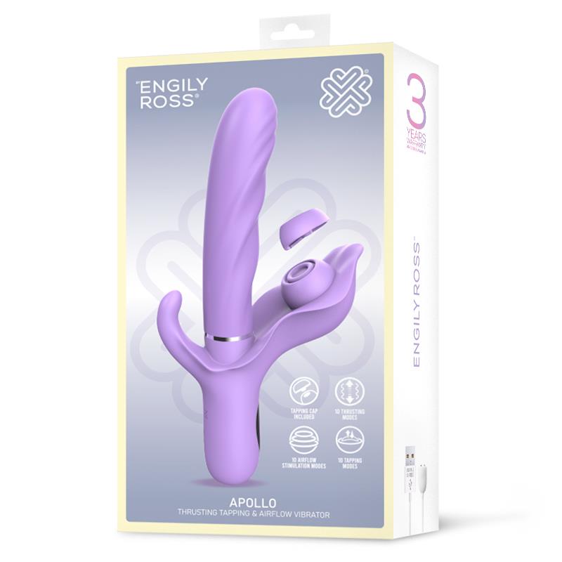 Apollo Vibrador Con Función De Thrusting, Pulsación Y Succión