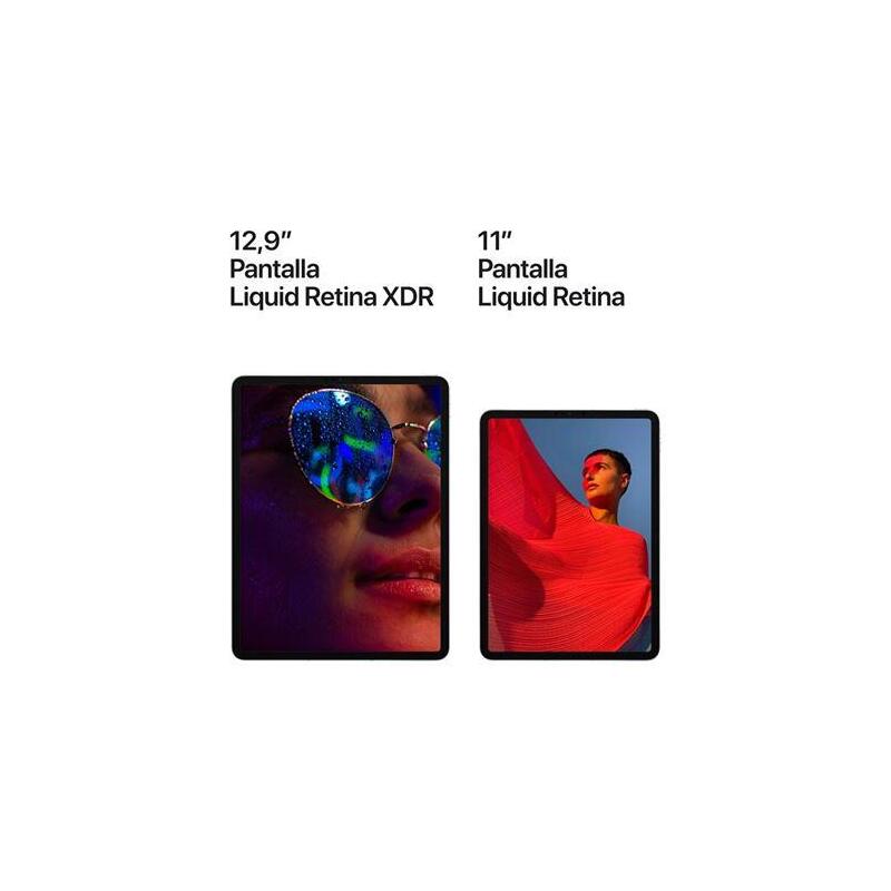 Apple Ipad Pro Reacondicionado 12.9" 2020 5th Wifi+ Celular M1 8g 256gb Plata Mhr73ty/A A2461  1 Año De Garantia