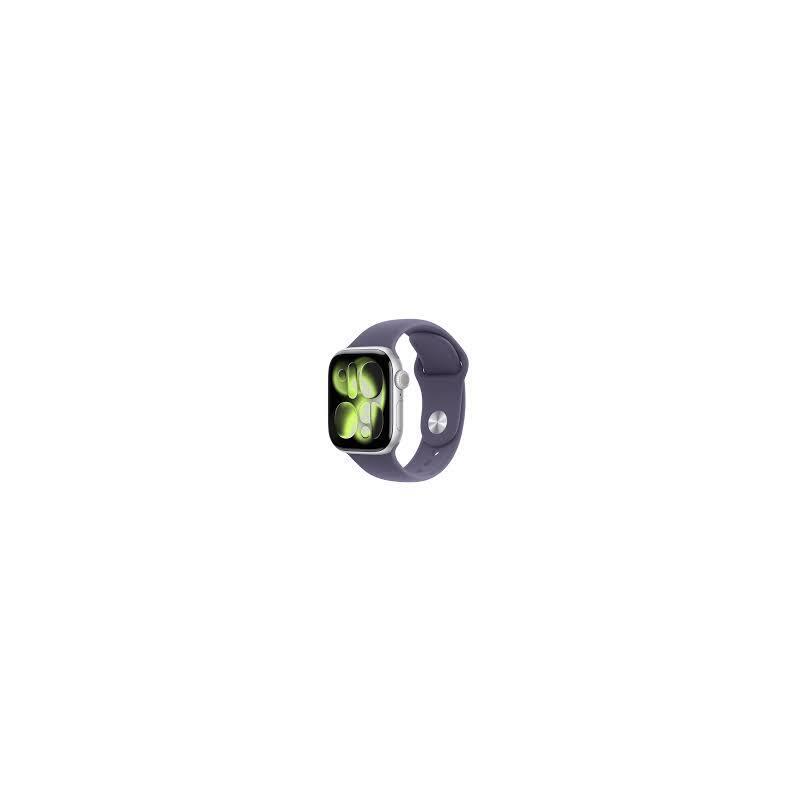 Apple Watch Series 11 Gps 42mm Silver Aluminiun Case With Purple Fog Sport Band M/L Meu74wf/A