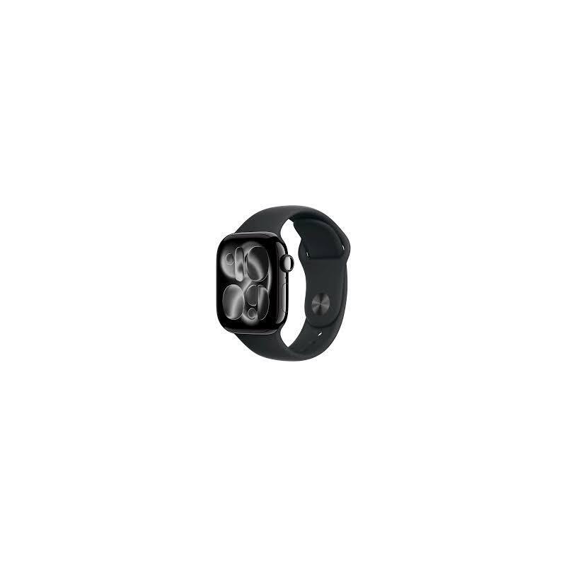 Apple Watch Series 11 Gps + Cellular 46mm Jet Black Aluminiun Case With Black Sport Band S/M Mf