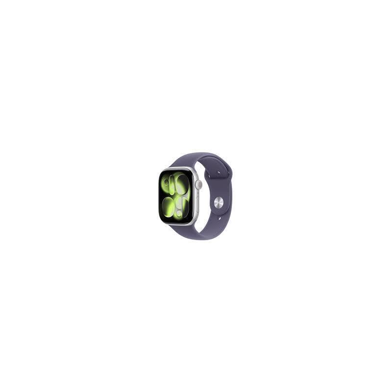 Apple Watch Series 11 Gps + Cellular 46mm Silver Aluminiun Case With Purple Fog Sport Band M/L