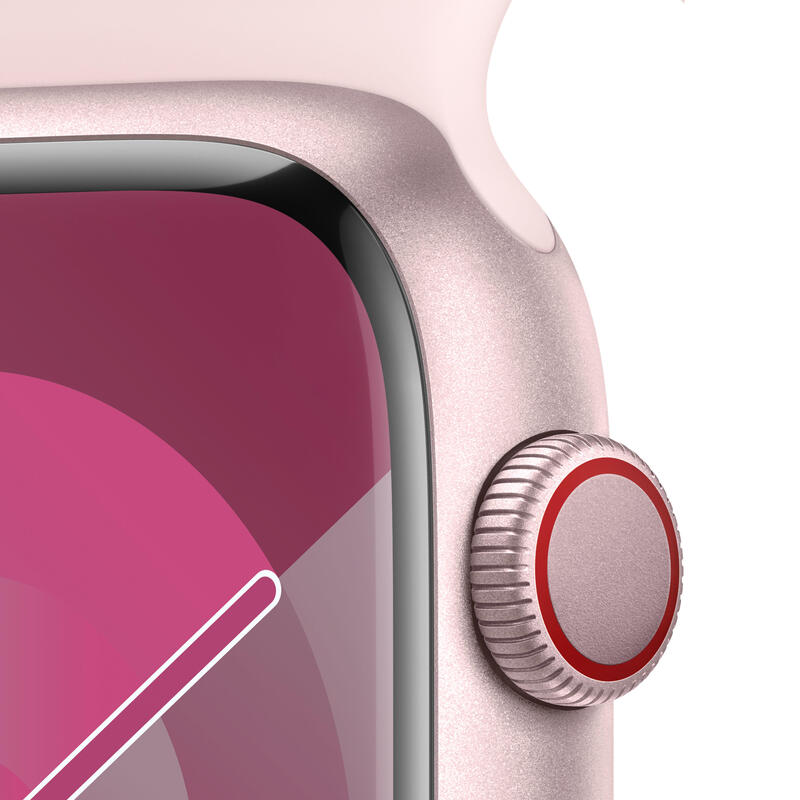 Apple Watch Series 9 45 Mm Digital 396 X 484 Pixeles Pantalla Táctil 4g Rosa Wifi Gps [Satélite]