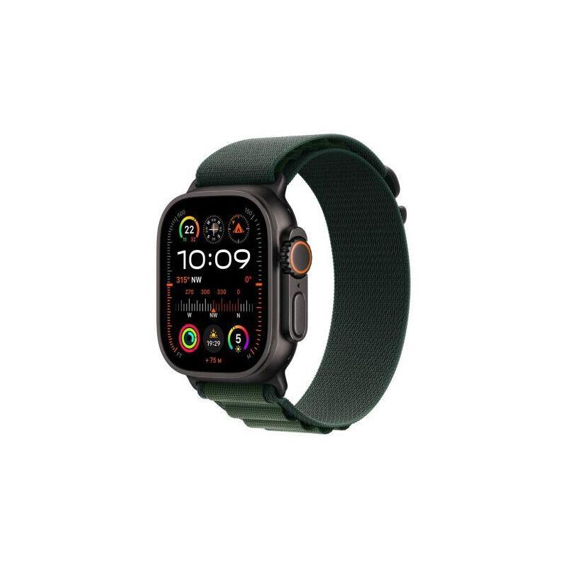 Apple Watch Ultra 2 Gps + Cellular 49mm Titanium Case With Alpine Band Dark Green Eu Mx4r3