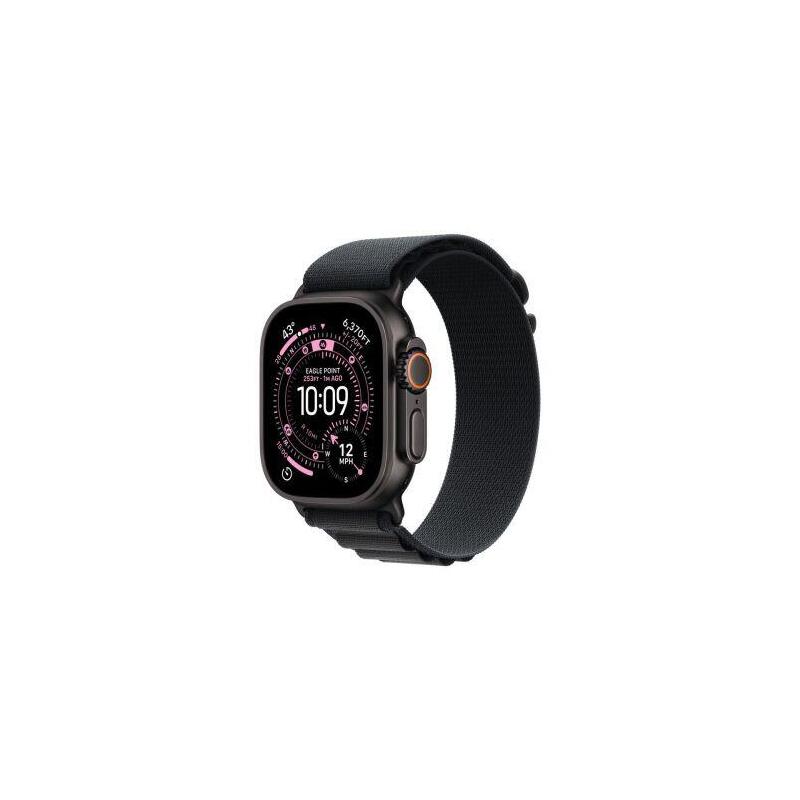 Apple Watch Ultra 3 (2025) Gps + Cellular 5g 49mm Black Titanium Case With Black Alpine Loop Medium Eu Mf0v4