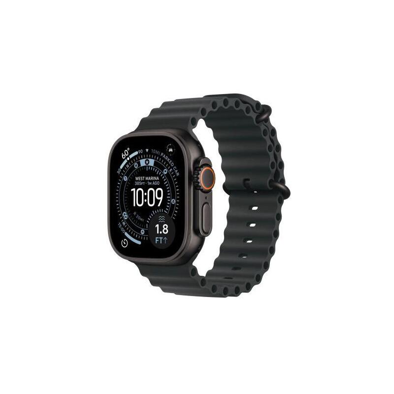 Apple Watch Ultra 3 (2025) Gps + Cellular 5g 49mm Black Titanium Case With Black Ocean Band Eu Mf0j4