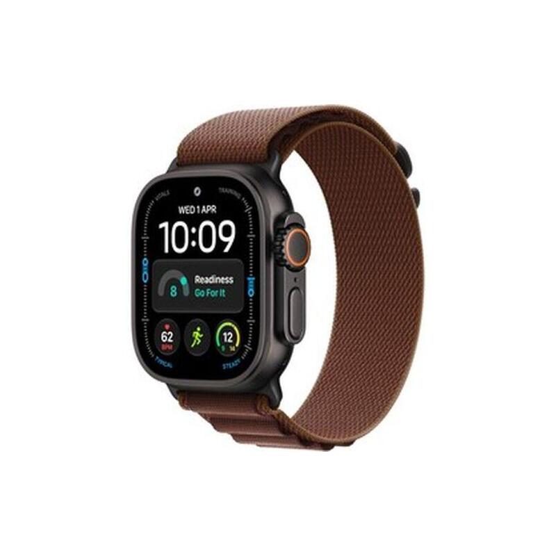 Apple Watch Ultra 4 (2026) Gps + Cellular 5g 49mm Black Titanium Case With Burgundy Alpine Loop Medium Mjc14 - Open Box