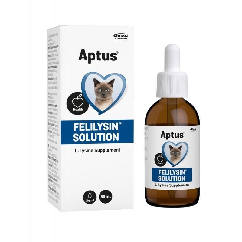 Aptus Felilysin Solution Immunity And Stress - Suplementos Para Gatos  50 Ml