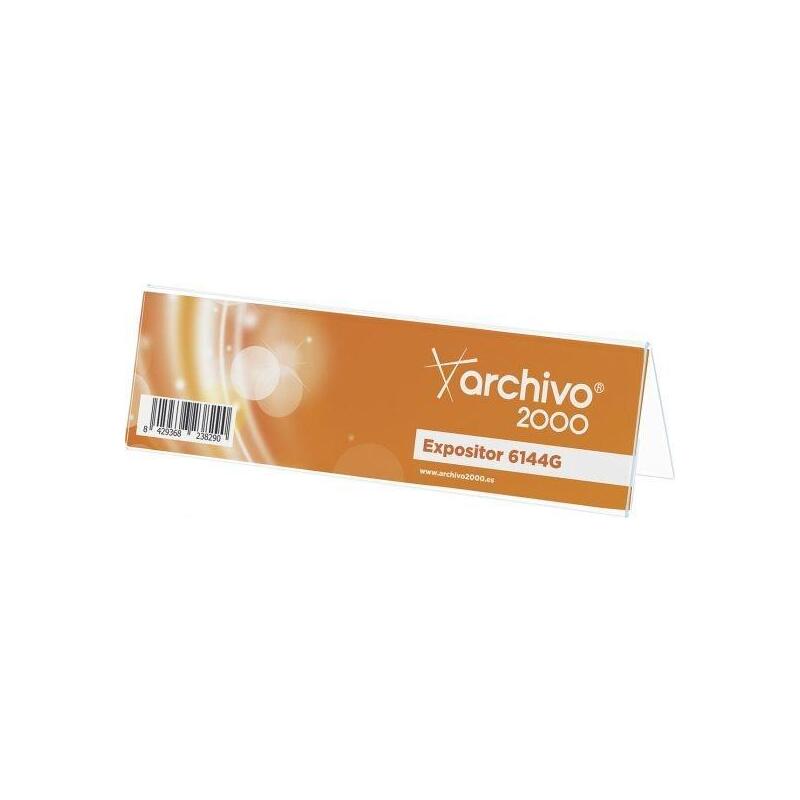 Archivo 2000 Portanombres Sobremesa Archivo 2000 "Premium" Espesor 3 Mm 50x210x60 Mm